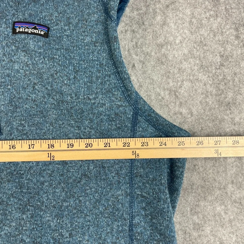 Patagonia Better Sweater Vest Mens XXL Blue Full Zip Outdoor Hiking Camping